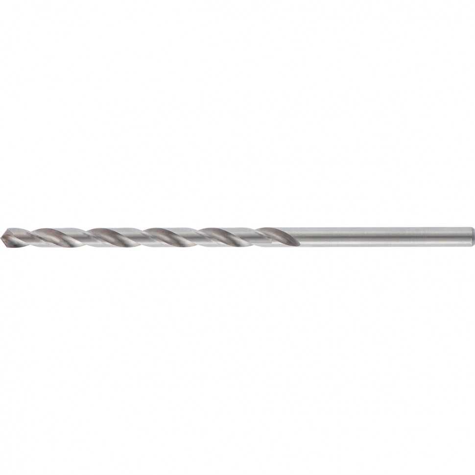 Сверло спиральное по металлу, 5 х 132 мм, Р6М5, удлиненное Барс Сверла по металлу спиральные фото, изображение