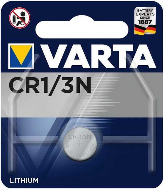 Батарейка Varta ELECTRONICS CR1/3N BL1 Lithium 3V (6131) (1/10/100) Элементы питания (батарейки) фото, изображение