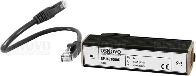 OSNOVO SP-IP/1000D Устройства грозозащиты фото, изображение