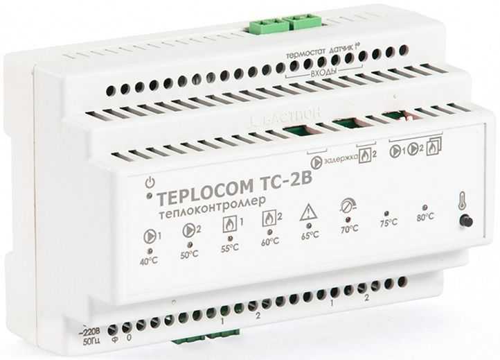 Теплоконтроллер TEPLOCOM TC-2B Теплоконтроллеры фото, изображение