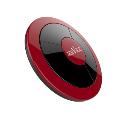 IBELLS 315 влагозащищенная кнопка вызова (вишня) Беспроводная система вызова персонала iBells фото, изображение