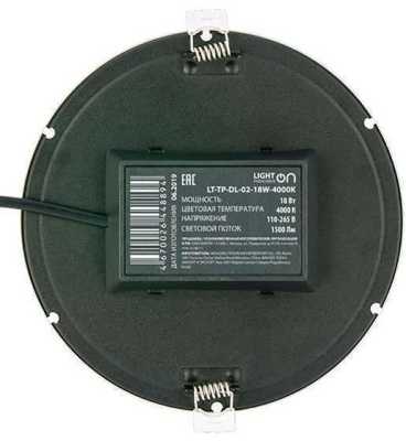 Энергия LT-TP-DL-02-18W-6500K Е1603-1014 Внутреннее освещение фото, изображение